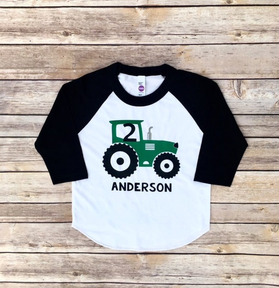 Boys Birthday Shirt Tractor Birthday Shirt Tractor Birthday | Etsy