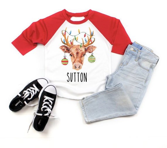 toddler boy reindeer shirt