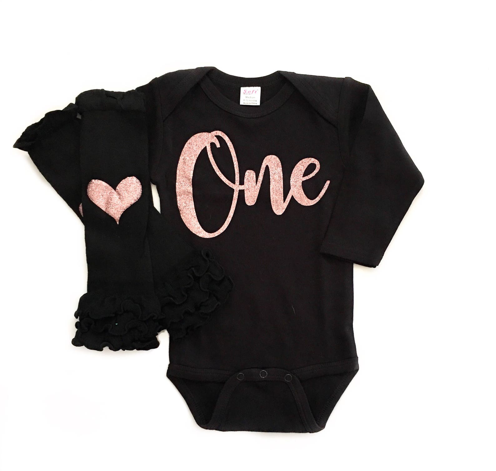 Rose Gold Birthday Outfit First Birthday Cake Smash Outfit Etsy