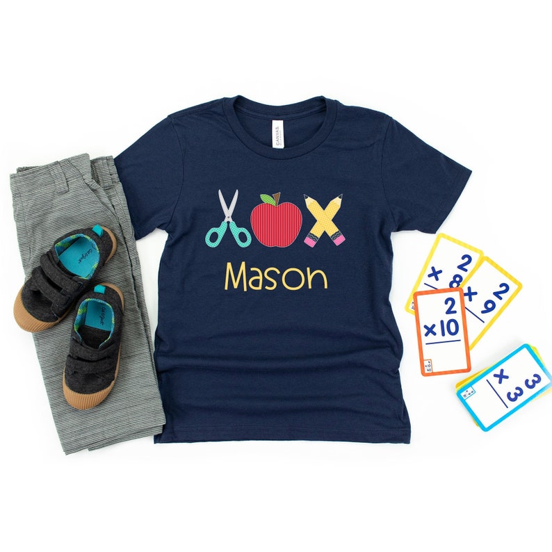 Boys Back to School Shirt Personalized Back to School Shirt Etsy