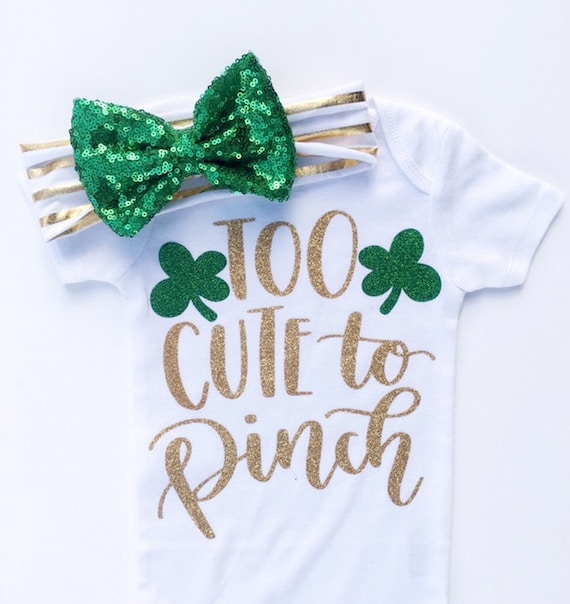 St patrick's day little girl deals outfit