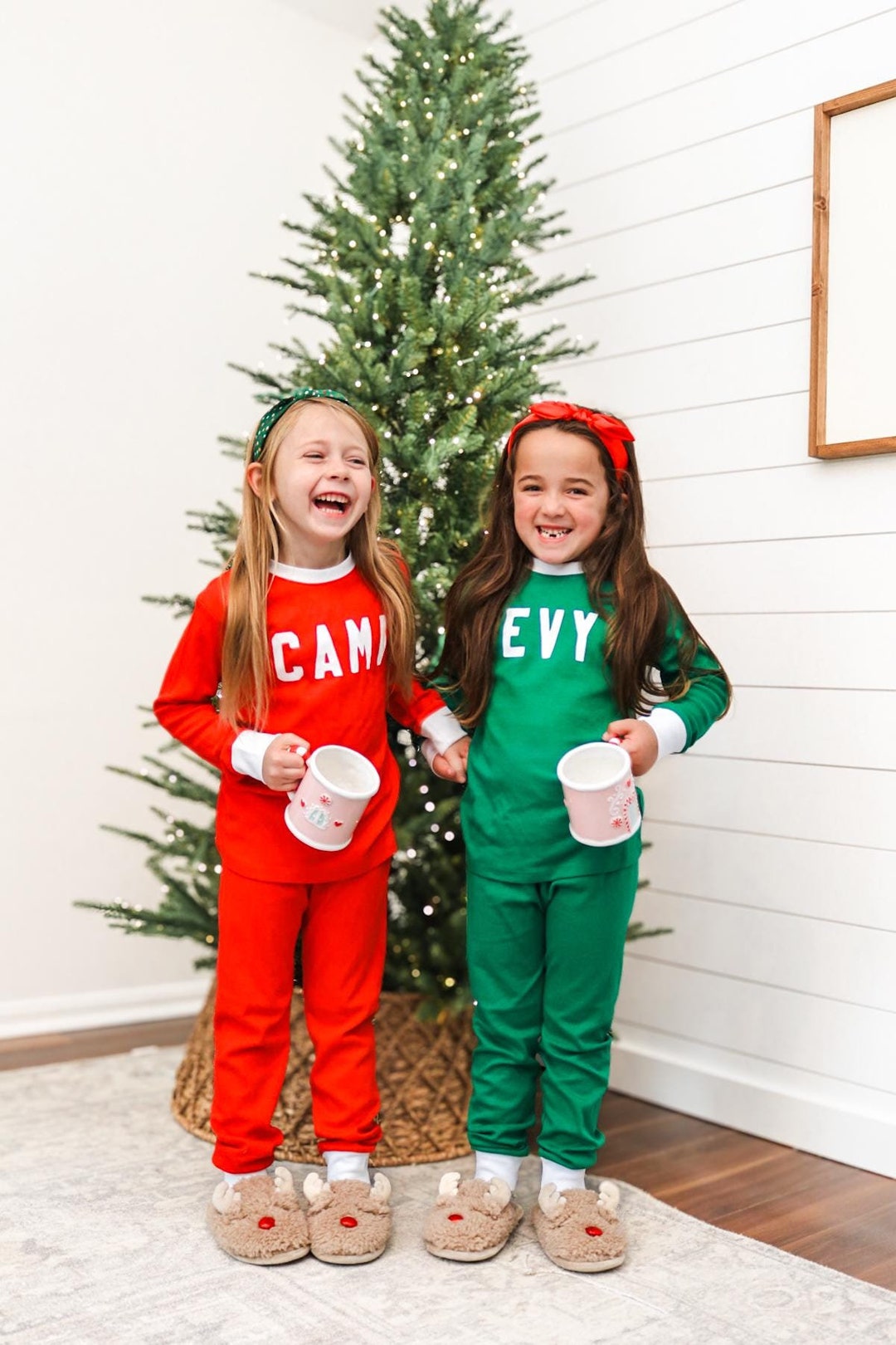 Kids Christmas Pajama Inspired Loungewear, Toddler Christmas Pajamas ...