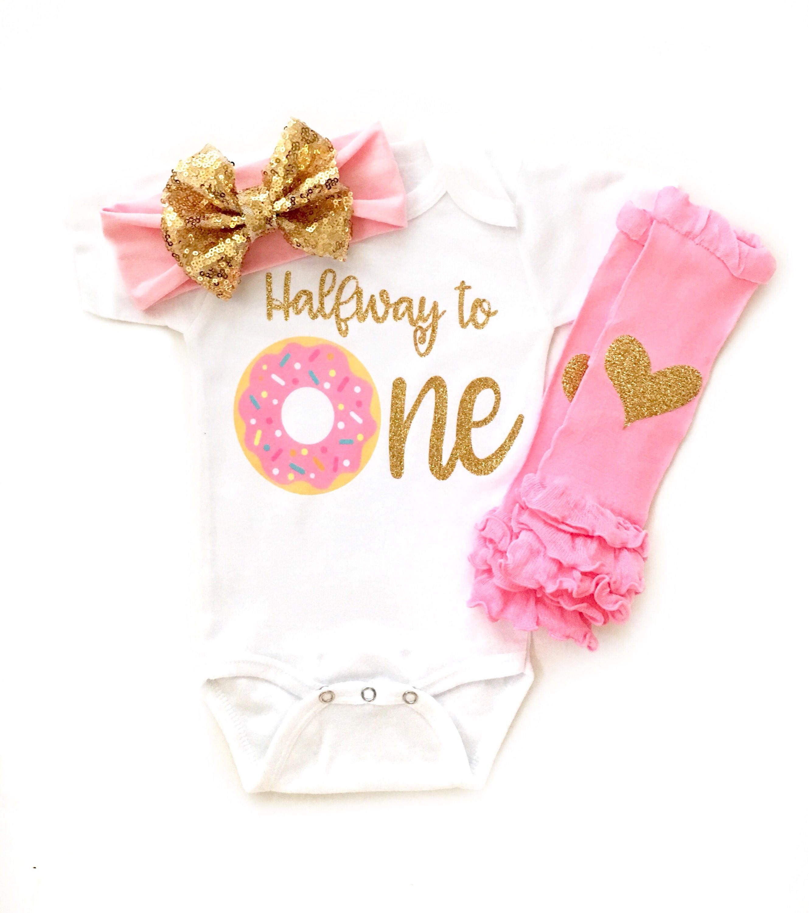 Baby girl sale half birthday outfit