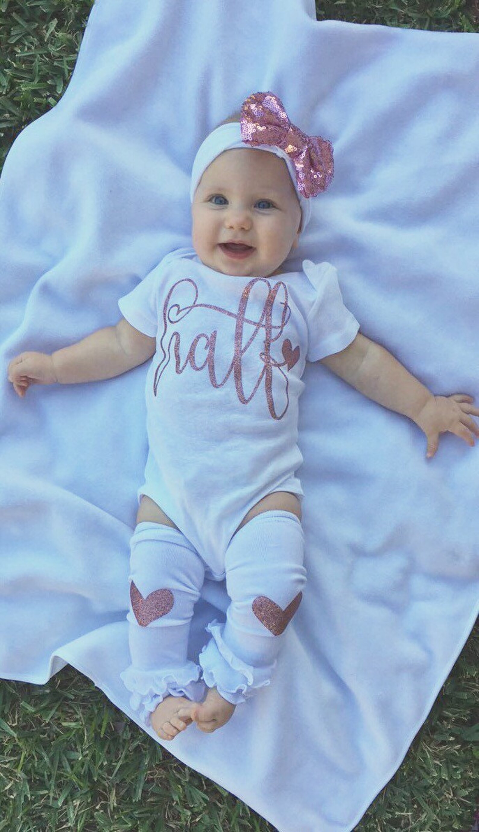 Half Birthday Outfit Baby Girl Birthday Outfit Six Month Etsy