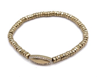 KRB0078 Silpada Navette Stretch Bracelet