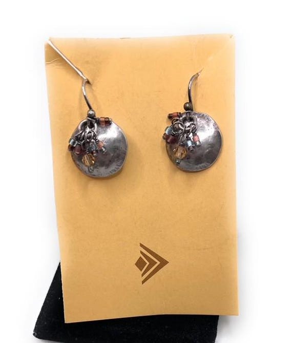 W1997 Retired Silpada Sterling Silver Glass Beaded Earrings