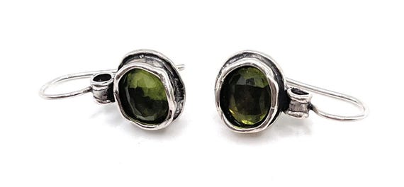 W1455 Retired Silpada Peridot Earrings - image 2