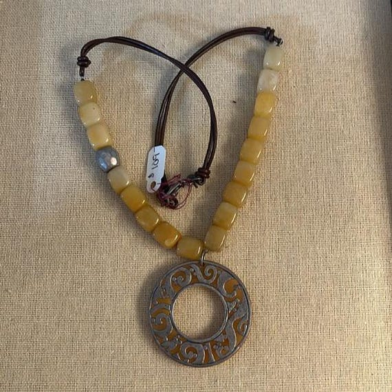 N1837 Retired Silpada Serpentine Necklace Israel