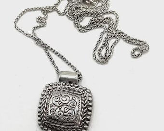 Brighton Vintage Square Pendant Necklace - 4104