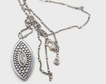 Collar con colgante de disco de guijarros de Brighton - 8419