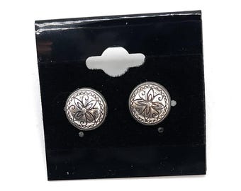 Brighton Vintage Etched Post Earrings - 0514