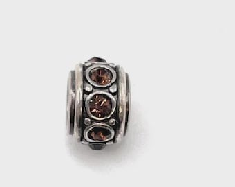 Brighton Crystal Spacer Charm - 9306