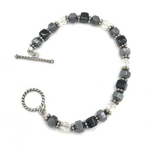 B0869 Silpada Hämatit Armband - Katalog 2005 im Ruhestand