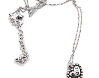 Collar reversible con forma de corazón (Love/Be Mine) de Brighton, 1814