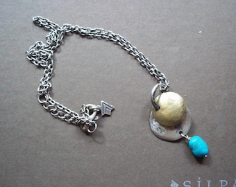 N1835 Retired Silpada Disc Necklace