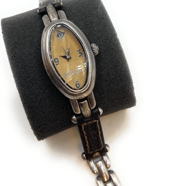 T2127 Alte Silpada Brown Lederuhr im Ruhestand