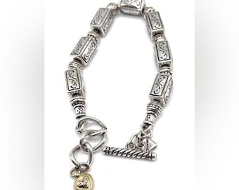 Pulsera rectangular Brighton con forma de cubo - 6802