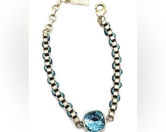 KRB0063 Silpada AQUA GEM Bracelet