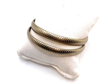 KRB0105 Silpada Grooved Bangle Bracelet (includes 2)