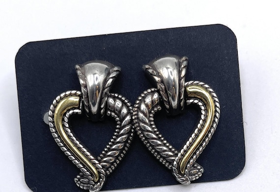 Brighton Vintage Heart Post Earrings - 1211