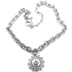 Brighton Pebble Dot Medallion Necklace 1405