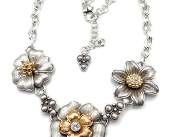 Brighton Retro Blumen Halskette - 4822