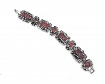 Pulsera de cuero rojo Brighton n.° 6039