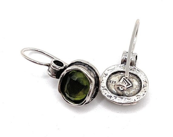 W1455 Retired Silpada Peridot Earrings - image 3
