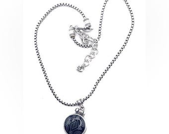 Omkeerbare medaillonhangerketting Brighton - 4269