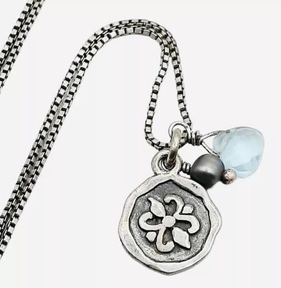 N2336 Retired Silpada Sterling Silver CHARMED, I'M SURE Necklace