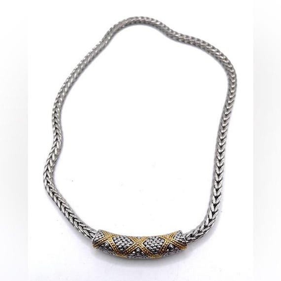 Criss Cross Vintage Retired Premier Designs Necklace