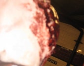 FREE SHIPPING.Zombie Runs High Detail Traumatic Brain Injury Exposed FX Latex Prosthetic.A Slab Zombie Brain.Free Cortex .