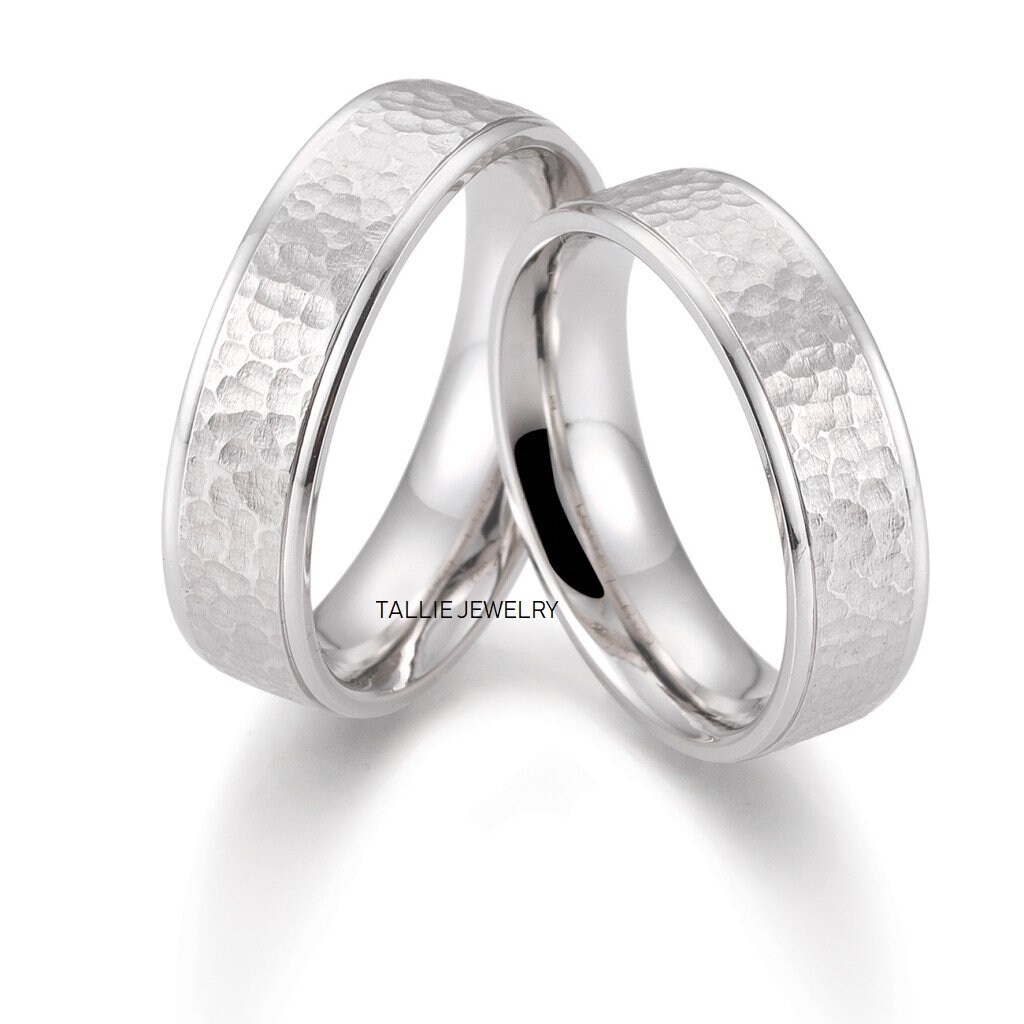 Bellux Style His And Hers Wedding Engagement Promise Rings For