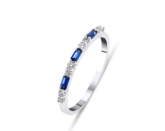 Sapphire & Diamond Ring