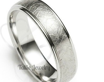 Platinum Wedding Bands,   Platinum Wedding Rings,  6mm Platinum Mens Wedding Bands, Rings for Men, Platinum Rings