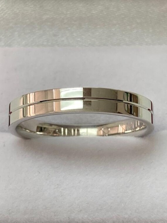 Alianzas de boda de platino, anillos de boda de platino, alianza