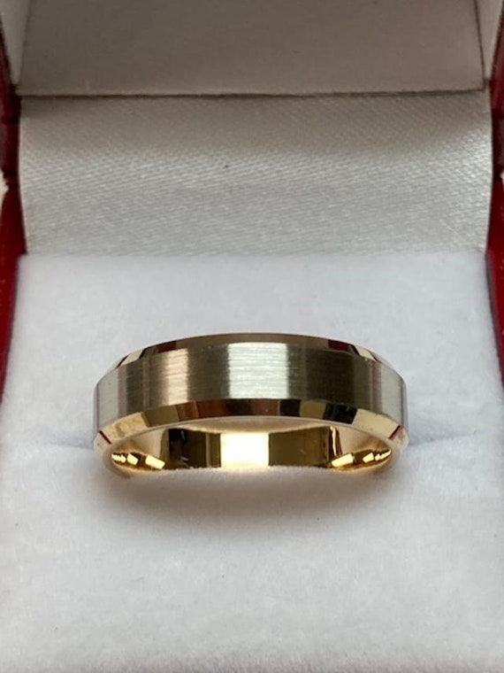 Buy Wood & Meteorite Inlay Steel Ring Online - INOX Jewelry - Inox Jewelry  India