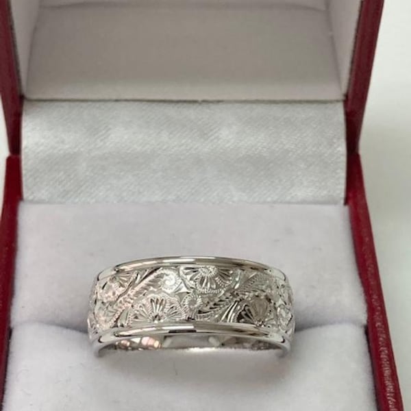 Mens Platinum Rings Etsy