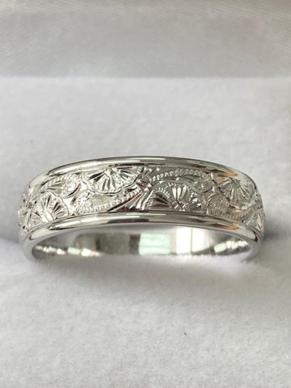 Men's Diamond Wedding Ring 2 ct tw Round-cut 10K White Gold | Kay