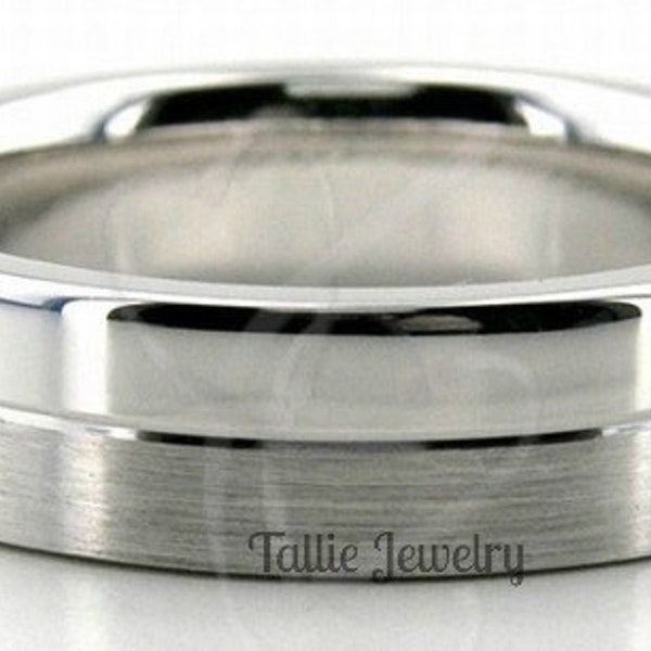 Mens Platinum Rings Etsy