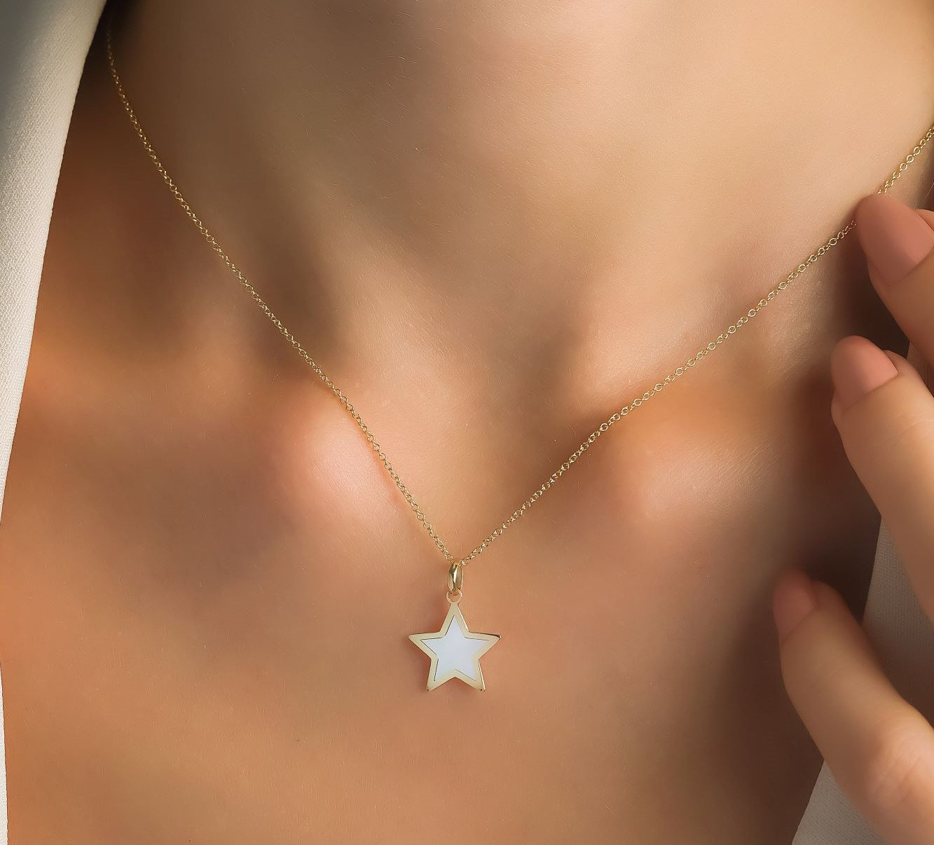 chanel star necklace