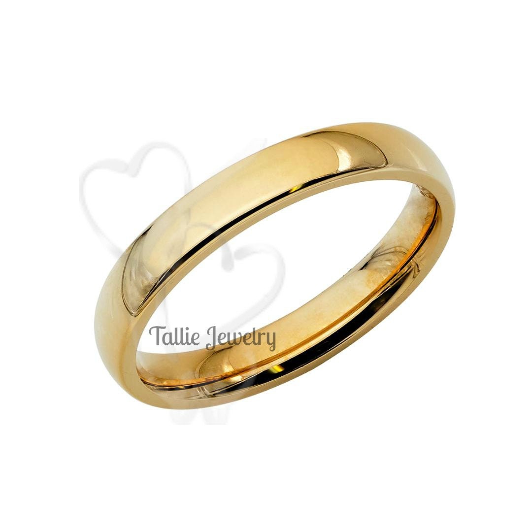 Plain Band Ring 24k Gold Plated - Mistik Jewelry