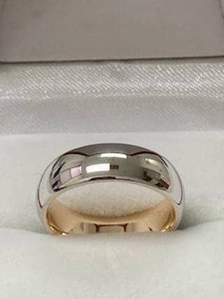 6mm 10k gold wedding cheap band
