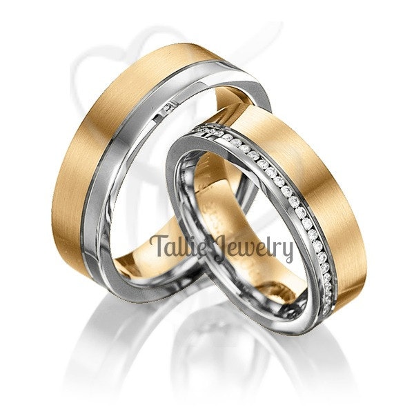 Matching eternity deals wedding bands