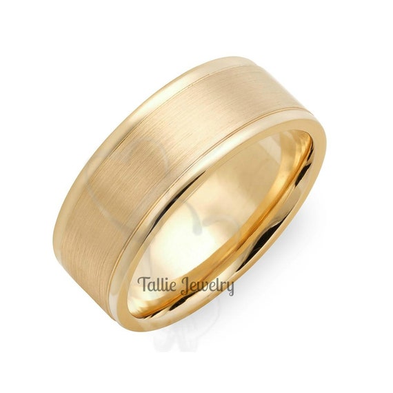 Men's 10k Yellow Gold Layered Band Square Face Diamond Initial Letter A Ring  (Size 8.75) : Amazon.in: Fashion