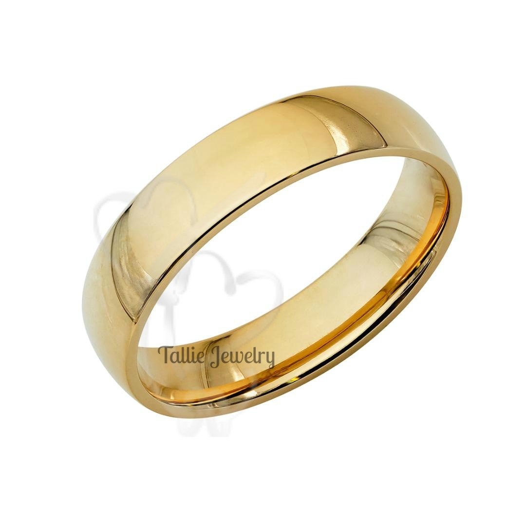 14k Gold Filled Thick Band Ring | TOA