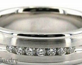 Platinum Diamond Wedding Ring, Platinum Diamond Wedding Band, Platinum Diamond Ring, Platinum Mens Wedding Bands, Rings for Men