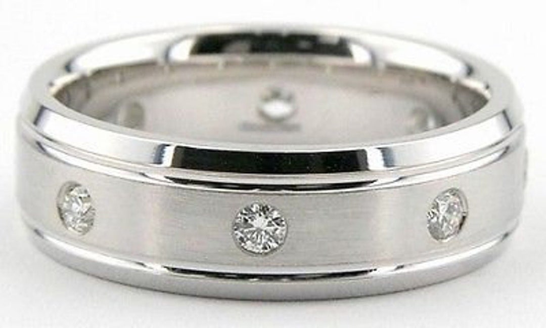Platinum Mens Wedding Rings, Platinum Diamond Wedding Bands, Platinum
