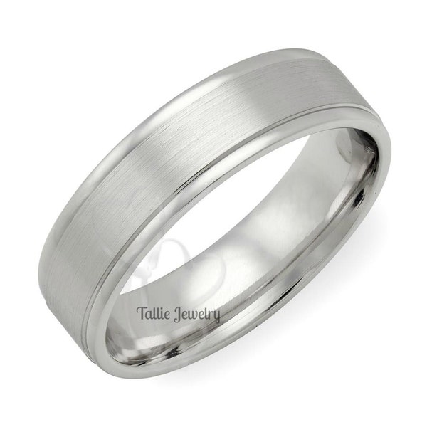 Mens Platinum Rings Etsy