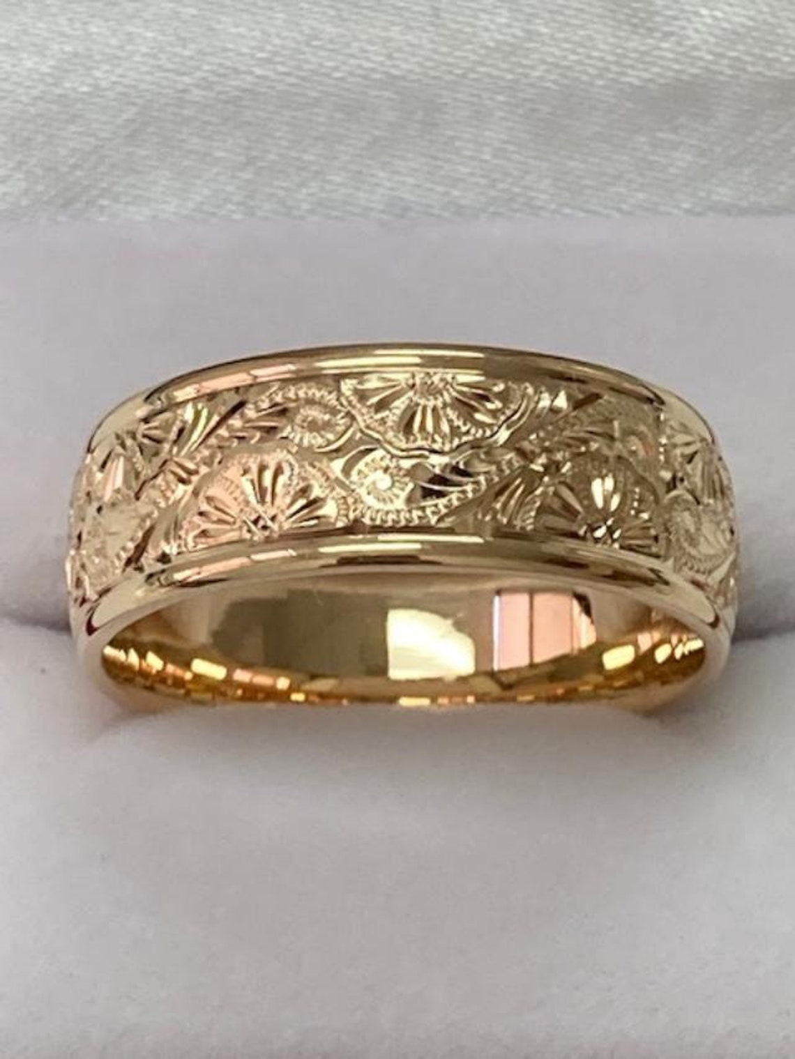 10K 14K 18K Solid Gold Wedding Ring for Men & Women Yellow - Etsy